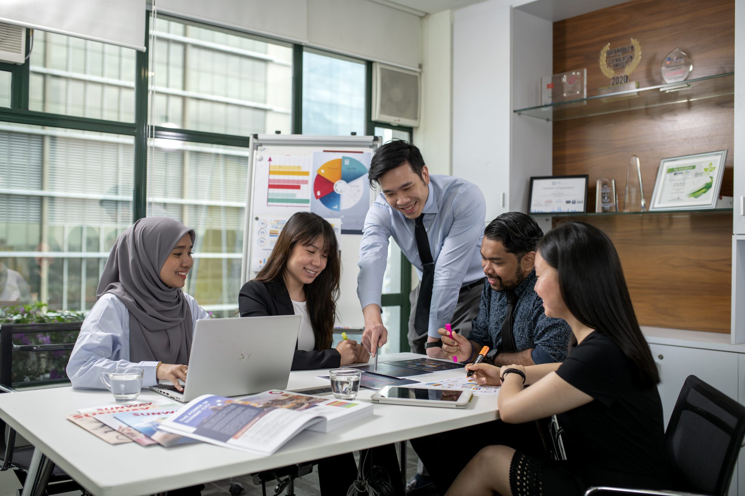 We Lead, Motivate, Create, and Collaborate